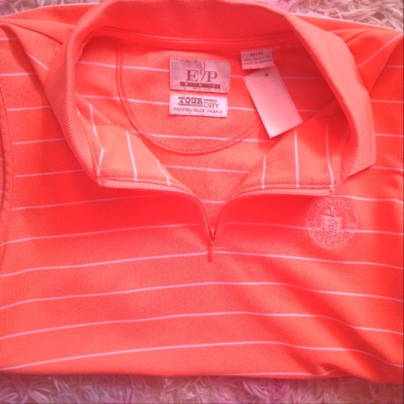 E.P Pro Ladies Sleeveless 1/4 Zip Golf Polo (Size Medium) - Picture 10 of 10